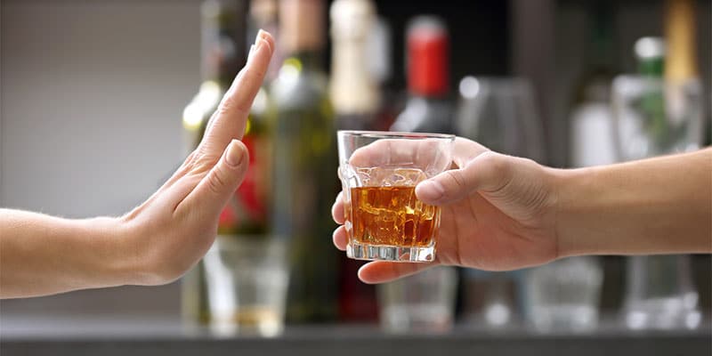 Sober celebrities choosing to go without alcohol